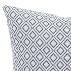 Capa de Almofada Geométrico Azul 43x43cm