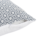 Capa de Almofada Geométrico Azul 43x43cm