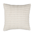 Capa de Almofada Quadrada Golfy Poliéster Bege 45x45x1,5cm Inspire