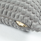 Capa de Almofada Quadrada Golfy Poliéster Cinza Escuro 45x45x1,5cm Inspire