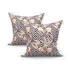 Capa De Almofada Grande Estampada 2 Unidades 60cm X 60cm Teci