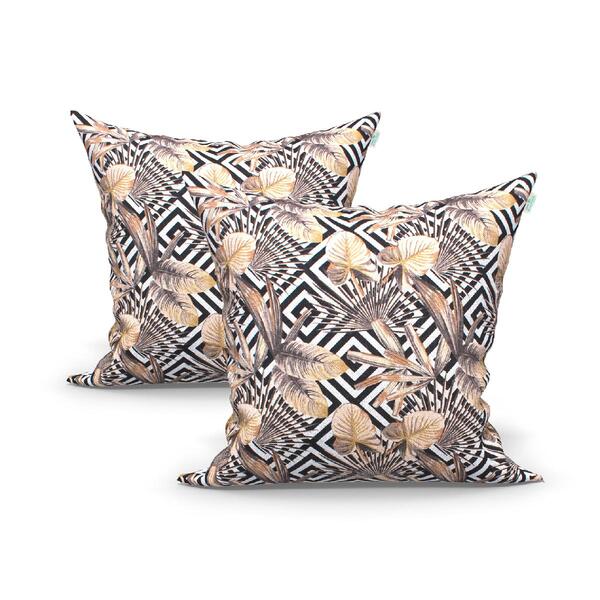 Capa De Almofada Grande Estampada 2 Unidades 60cm X 60cm Teci