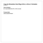 Capa De Almofada Grande Estampada 2 Unidades 60cm X 60cm Teci