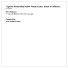 Capa De Almofada Grande Estampada Listrada Preta 4 Unidades 6