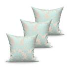 Capa De Almofada Grande Medalhão Dourada 60cm X 60cm 3 Unidad