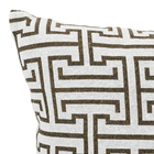 Capa de Almofada Grego Cinza 43x43cm