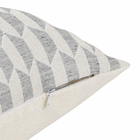 Capa de Almofada Jacquard High Geo Cinza Azulado 45x45cm Inspire