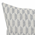 Capa de Almofada Jacquard High Geo Cinza Azulado 45x45cm Inspire
