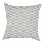 Capa de Almofada Jacquard High Geo Cinza Azulado 45x45cm Inspire