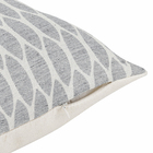 Capa de Almofada Jacquard High Oval Cinza Azulado 45x45cm Inspire
