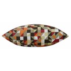 Capa De Almofada Impermeável Geométrica Marrom 45x45cm