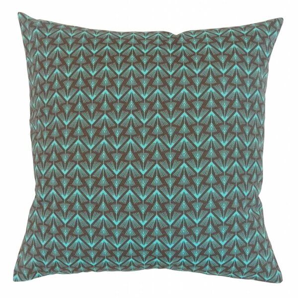 Capa De Almofada Impermeável Geométrico Verde 45x45cm