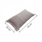 Capa de Almofada Irlanda Ráfia 30X50cm