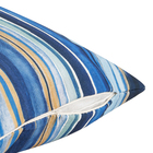 Capa de Almofada Jacquard Acquarela Listras Azul 43x43cm