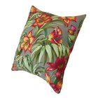 Capa De Almofada Jacquard Flor Laranja