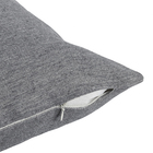 Capa de Almofada Jacquard Mescla Cinza Médio 45x45cm Inspire