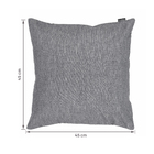 Capa de Almofada Jacquard Mescla Cinza Médio 45x45cm Inspire