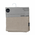 Capa de Almofada Jacquard Orso Zig Bege 45x45cm Inspire