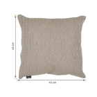 Capa de Almofada Jacquard Orso Zig Bege 45x45cm Inspire