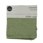 Capa de Almofada Jacquard Orso Zig Verde 45x45cm Inspire
