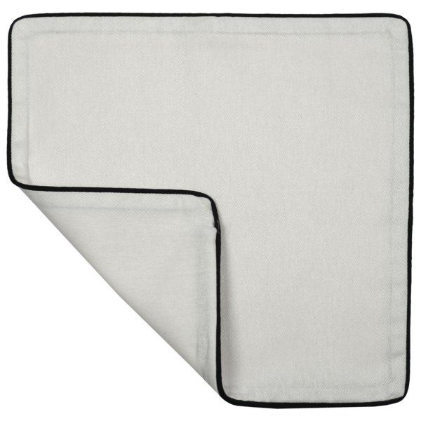 Capa de Almofada Quadrada Kalpe Algodão Branco 45x45x0,8cm Inspire
