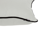 Capa de Almofada Quadrada Kalpe Algodão Branco 45x45x0,8cm Inspire