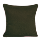 Capa de Almofada Quadrada Kalpe Algodão Verde 45x45x0,8cm Inspire