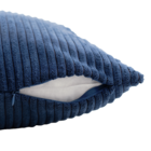 Capa de Almofada Quadrada Lena Poliéster Azul 45x45x1,5cm Inspire