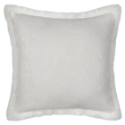 Capa de Almofada Quadrada Lenaya Linho Branco 45x45x0,8cm Inspire