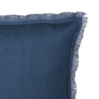 Capa de Almofada Quadrada Lenaya Linho Jeans 45x45x0,8cm Inspire