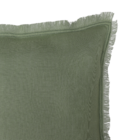 Capa de Almofada Quadrada Lenaya Linho Verde 45x45x0,8cm Inspire
