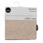 Capa de Almofada Linen Linho Liso Caqui 43x43cm Inspire