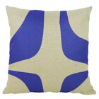 Capa De Almofada Linho Decorativa Azul 44x44cm