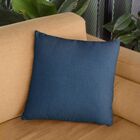 Capa De Almofada Lisa Linho Azul Marinho 43x43cm