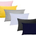 Capa De Almofada Lisa Retangular Varias Cores  Cinza