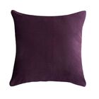 Capa De Almofada Lisa Veludo Roxo Escuro 50x50cm
