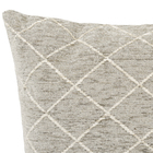 Capa de Almofada Losango Bege 43x43cm
