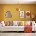 Capa de Almofada Losango Goiaba 45x45cm