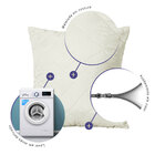 Capa De Almofada Matelada Lisa Com Zíper 45x45cm Palha