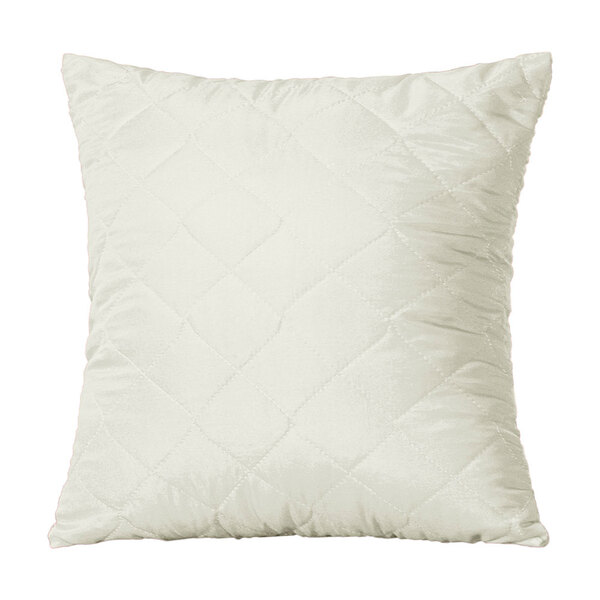 Capa De Almofada Matelada Lisa Com Zíper 45x45cm Palha