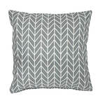 Capa De Almofada Minimalista Cinza Chevron 42x42cm