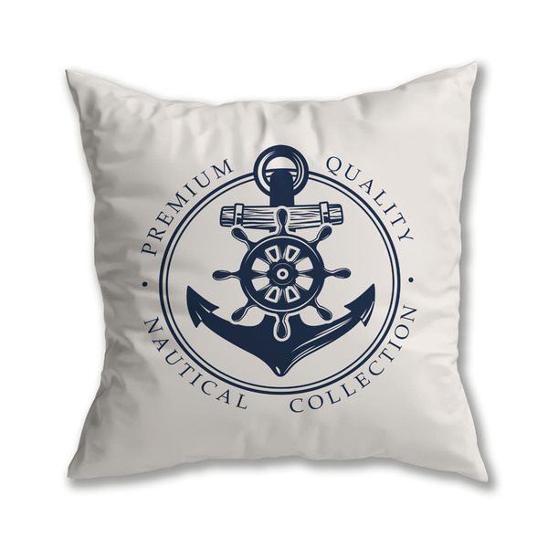Capa De Almofada Nautica Ancora Timao