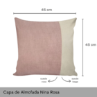 Capa De Almofada Nina Rosa