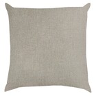 Capa de Almofada Quadrada  de Tecido Off White 43x43cm