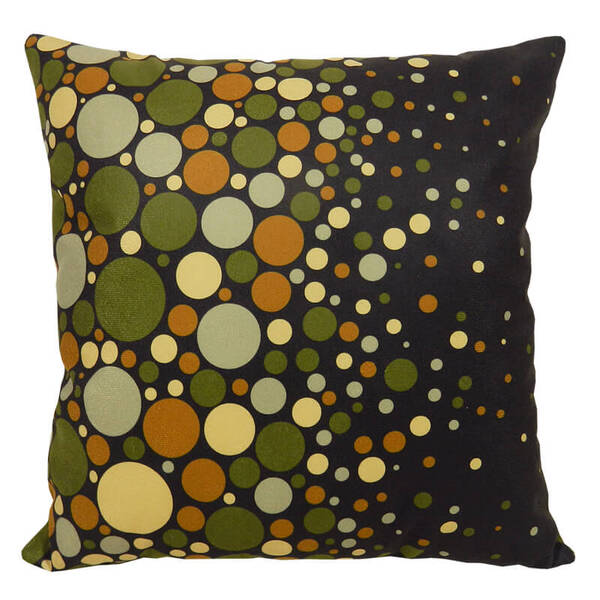 Capa De Almofada Olimpya Bolas Verde 45x45cm