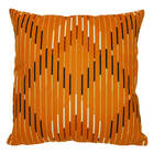 Capa De Almofada Olimpya Geométrica Laranja 45x45cm