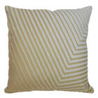 Capa De Almofada Olimpya Listras Bege 45x45cm