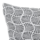 Capa de Almofada Ondas Cinza 43x43cm