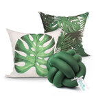 Capa De Almofada Para Sala Kit 2 Capas + Almofada Nó Escandin