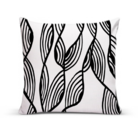 Capa De Almofada Para Sofá 40x40 Geométrica Linhas Branco